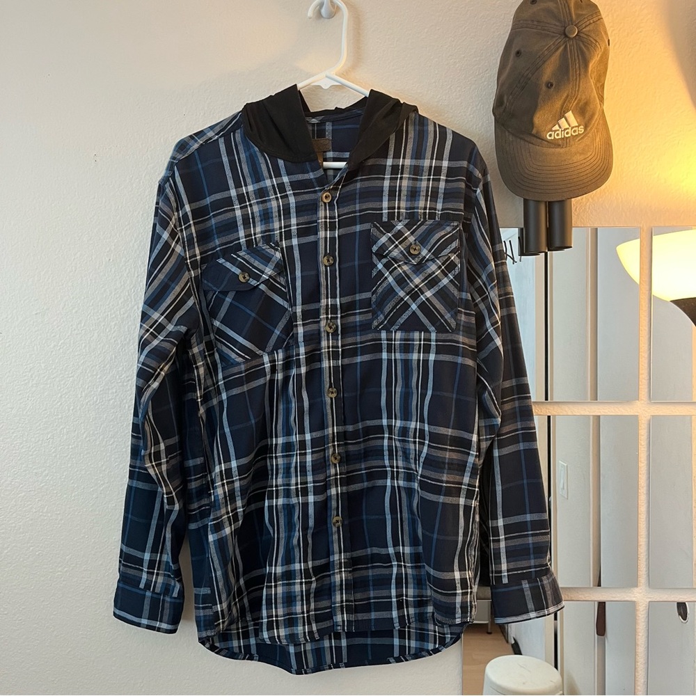 Rugged Exposure Hooded Light Flannel